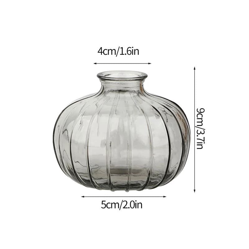 Clear Glass Minimalist Flower Vase