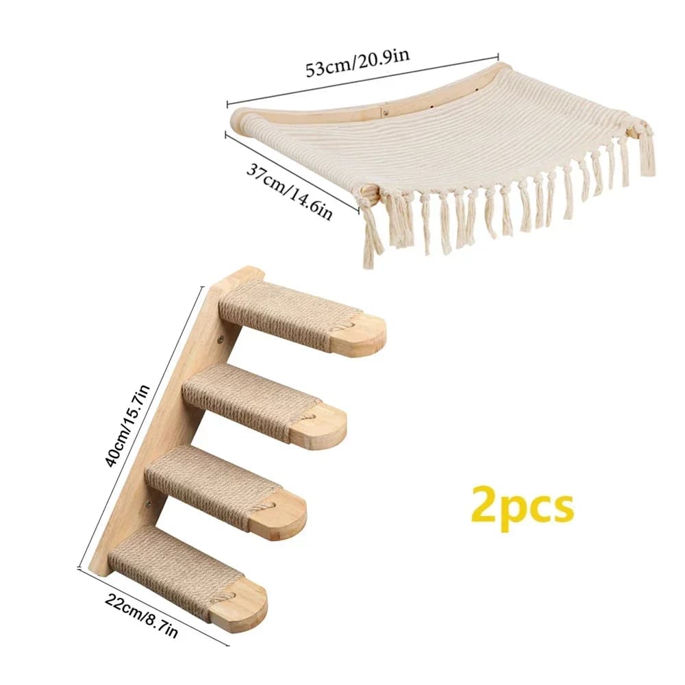 Cat Wall Shelf Climbing System
