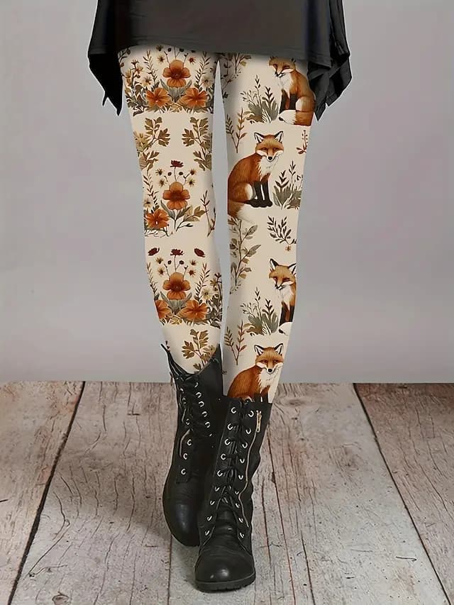 Women's Ethnic Graphic Animal Leggings