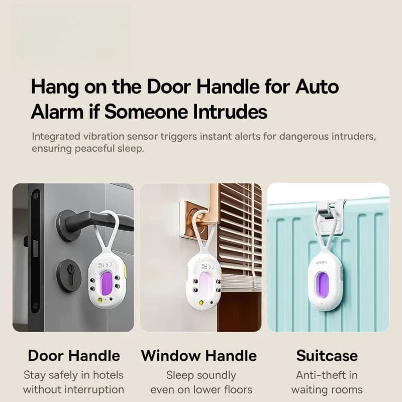 2-in-1 Door & Window Alarm with Hidden Camera Detector