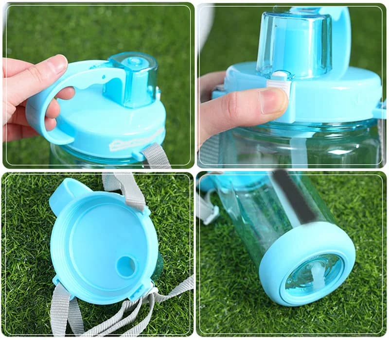 1 Liter Motivational Sports Water Bottle