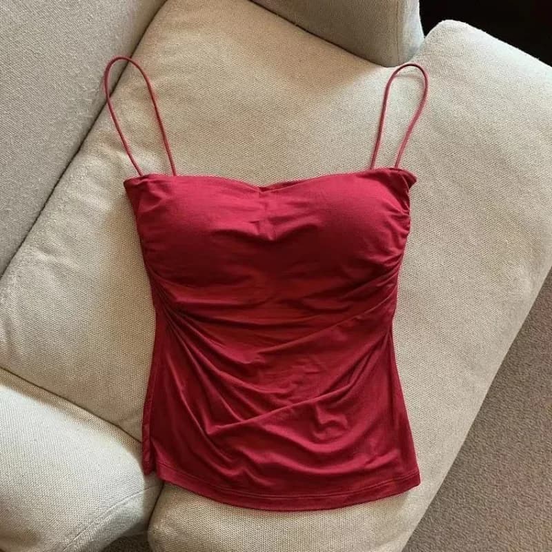 Women's Built-In Bra Tank Top Camisole