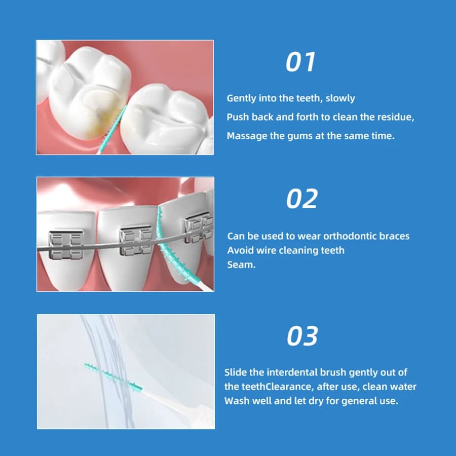 Soft Silicone Interdental Brushes