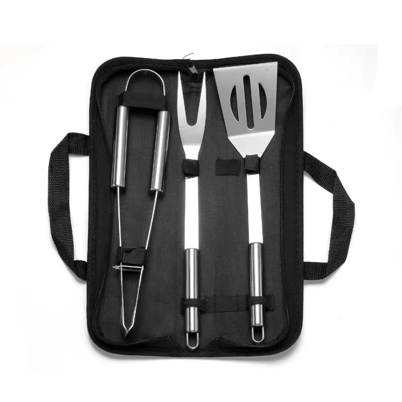 Stainless Steel BBQ Grill Utensils Set With Bag