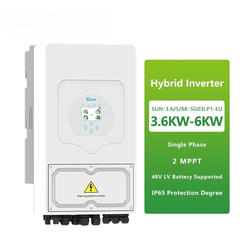Complete Solar Power System 3000W 5000W 6000W 230V With WIFI MPPT Controller For Residential Use Customize