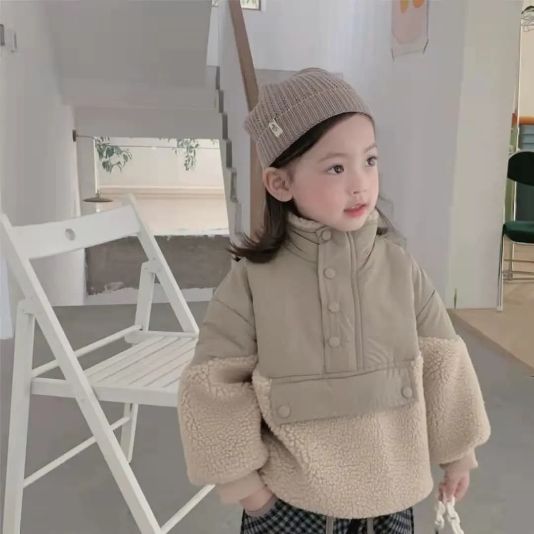 Girls Winter Cotton Parka Coat