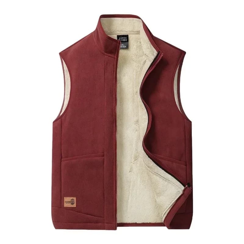 Men's Fleece Lined Vest Jacket