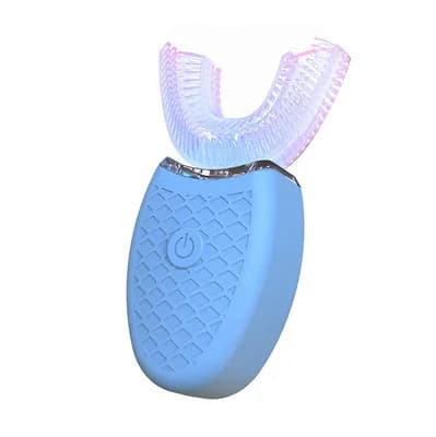 Electric Sonic Toothbrush USB Rechargeable U-Shaped