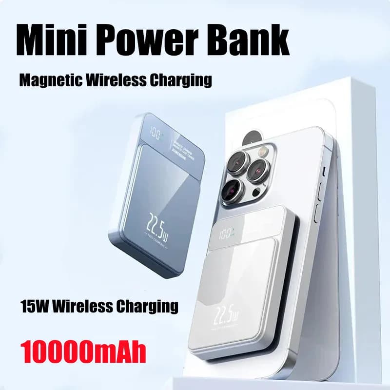 10000mAh Magnetic Wireless Power Bank