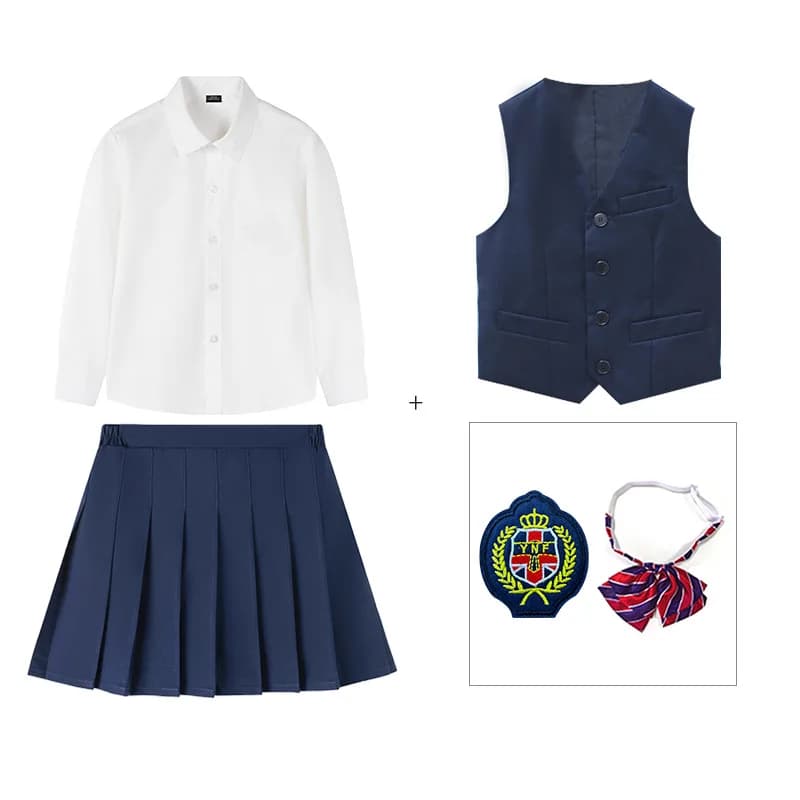 England Style School Uniform Spring Autumn Suit