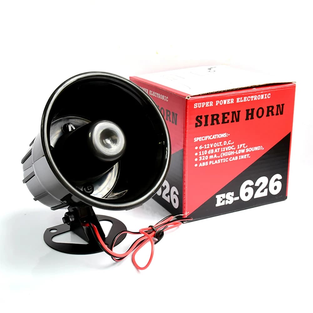 12V Outdoor Alarm Siren Speaker 110dB
