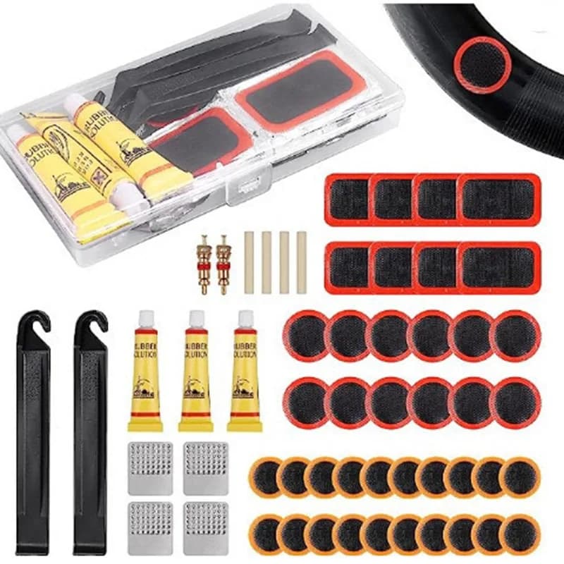 Bicycle Flat Tire Repair Kit 48pcs