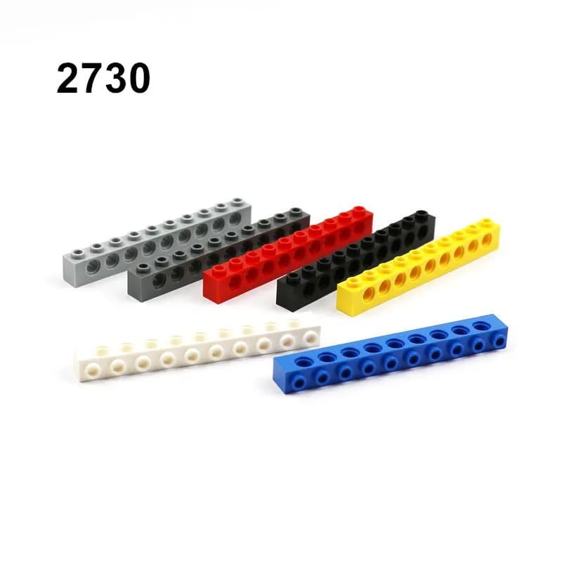Technical Brick Beams 1x10 with Holes