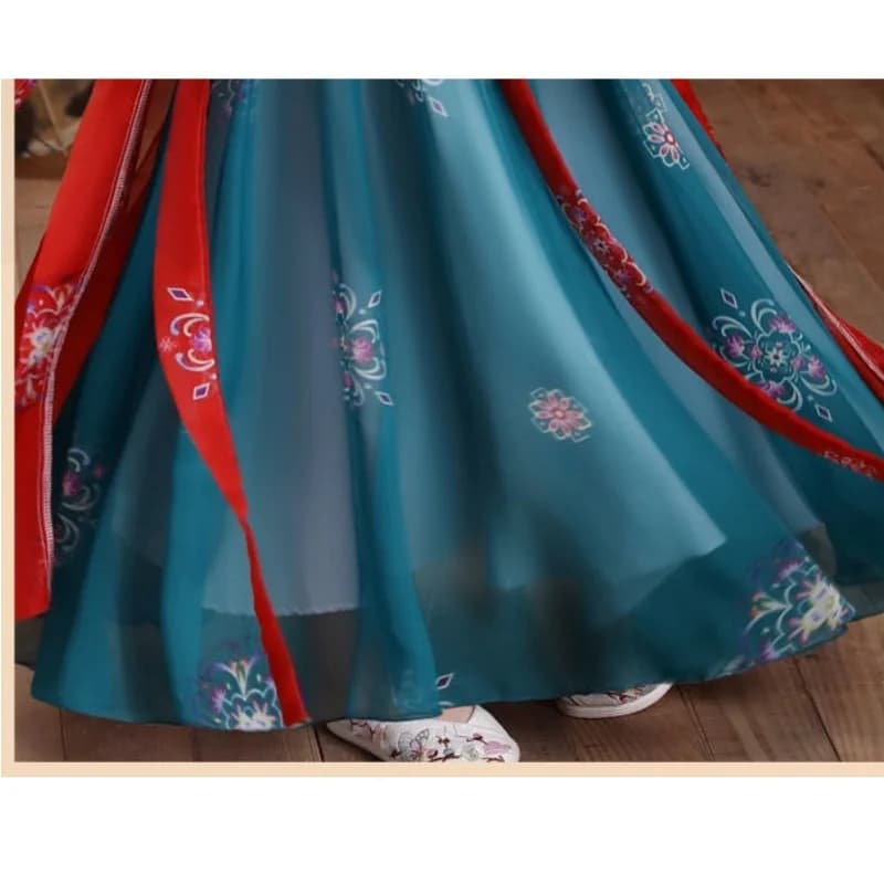 Girls Traditional Chinese Hanfu Dress