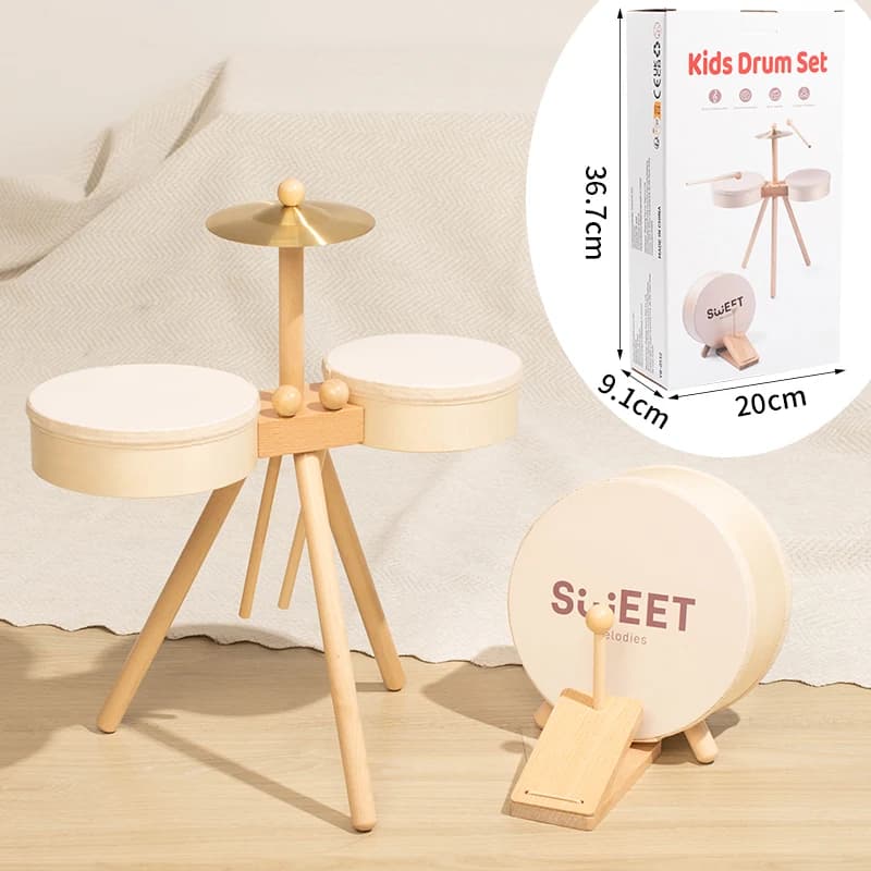 Kids Drum Set Musical Toys for Boy Girl Music Toys Educational Percussion Toy Kids Musical Instruments