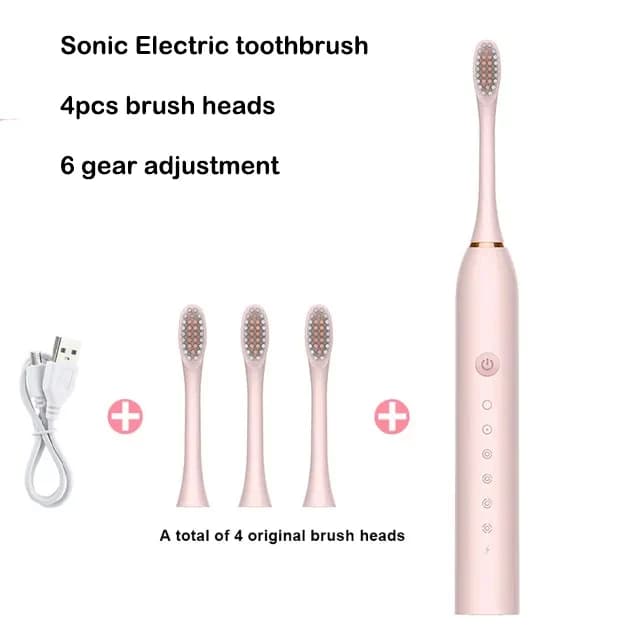 USB Rechargeable Sonic Electric Toothbrush