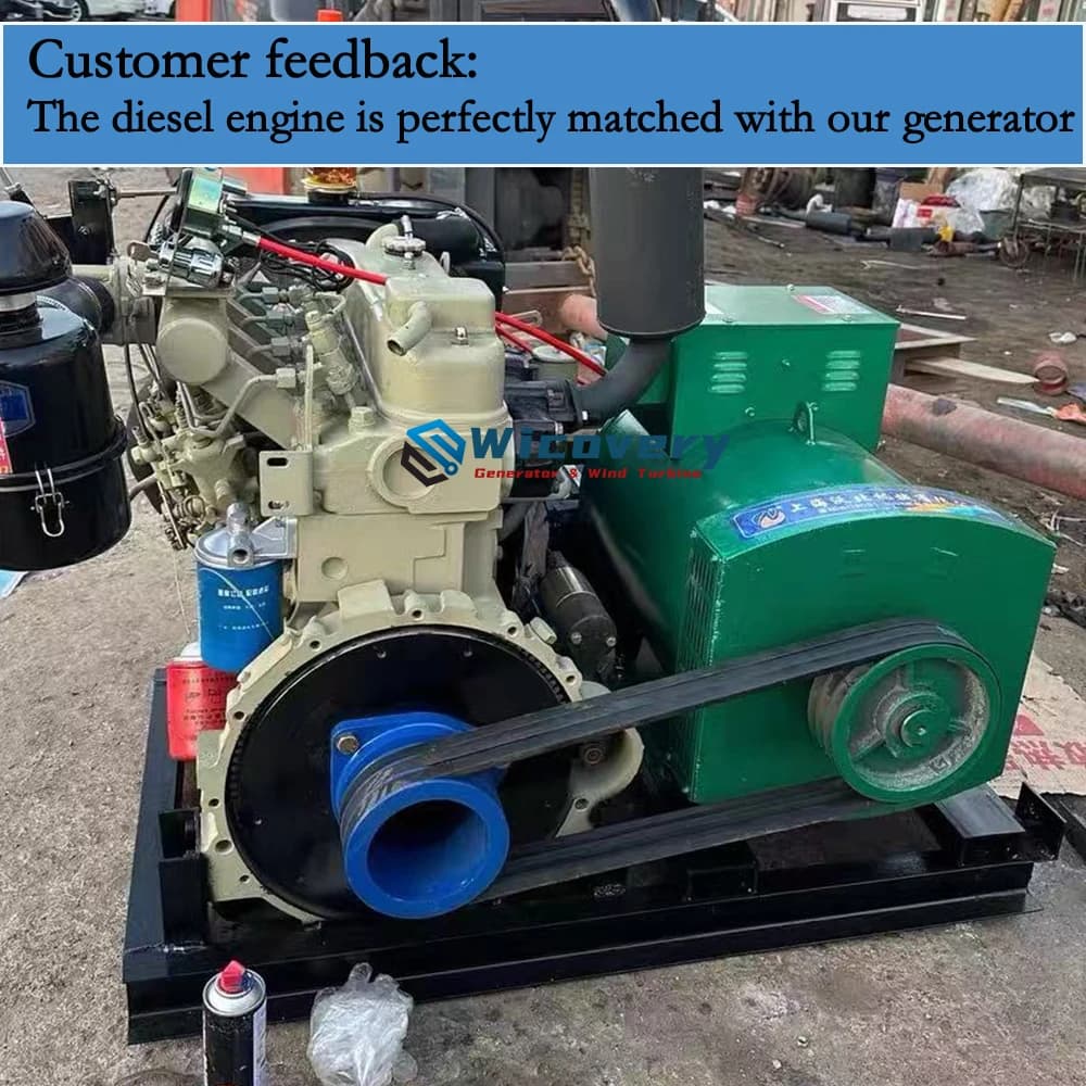 High Power 30KW 50KW Full Copper 380V 3Phase Alternator Generator For Home Construction Site You Can Use With Diesel Generator