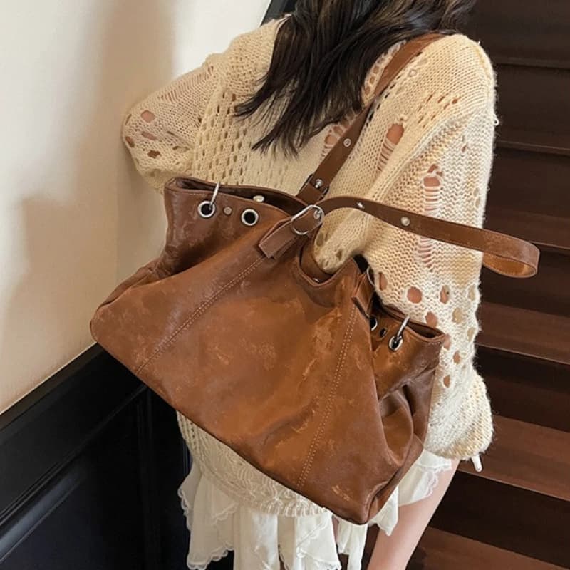 Vintage Big Bags For Women Handbags Top-handle Handbag Fashion Satchel Dumpling Pack Tote Shoulder Bag Hobos Large Purse Bolsa