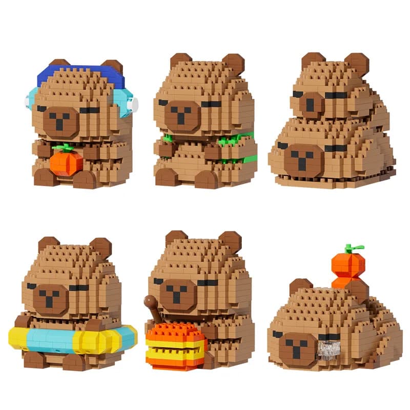 Animal and Food Building Brick Set
