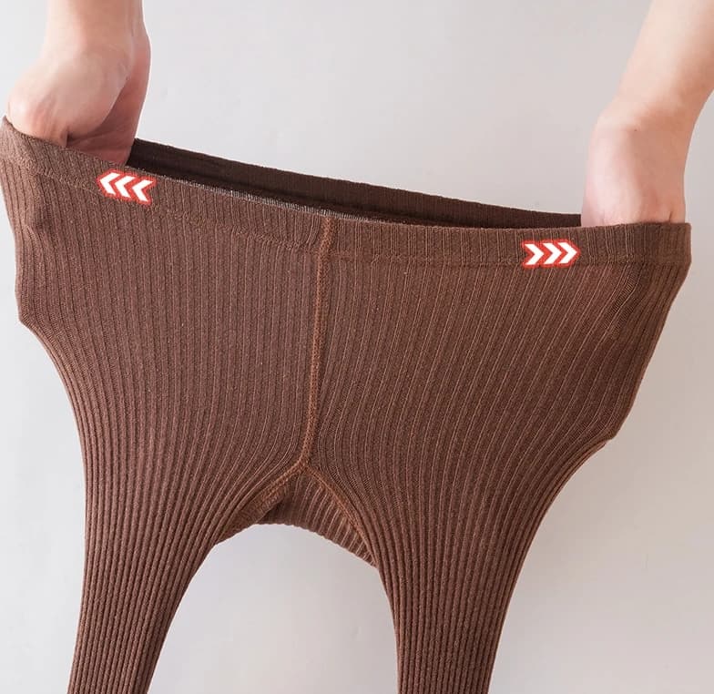 Bear Embroidery Cotton Baby Tights