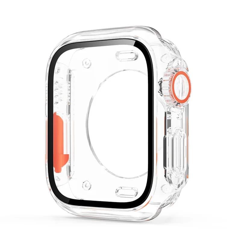Screen Protector for Apple Watch Case 46mm 45mm 44mm 40mm 41mm 42mm Change To Ultra Hard Cover for iWatch 11 10 9 8 7 6 5 4 SE