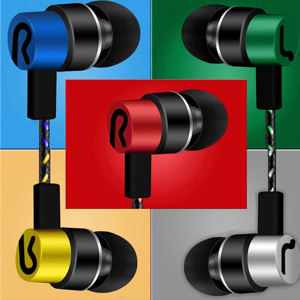 3.5mm In-Ear Stereo Earbuds with Bass