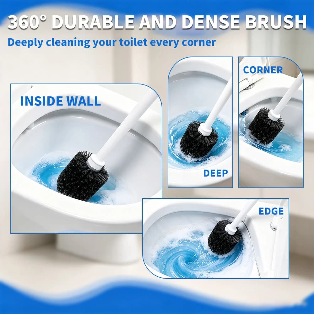 Toilet Brush and Holder Set