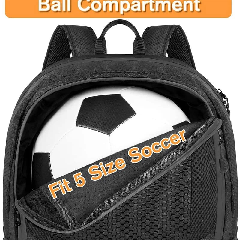 Multi-functional Sports Backpack Soccer Gear Bag with Independent Shoe Compartment Waterproof Outdoor Light Travel Backpacks