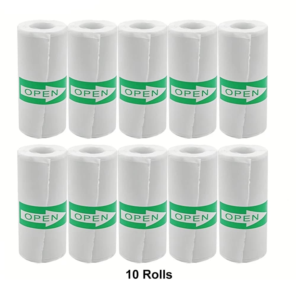 Mini Printer Thermal Sticker Paper Rolls