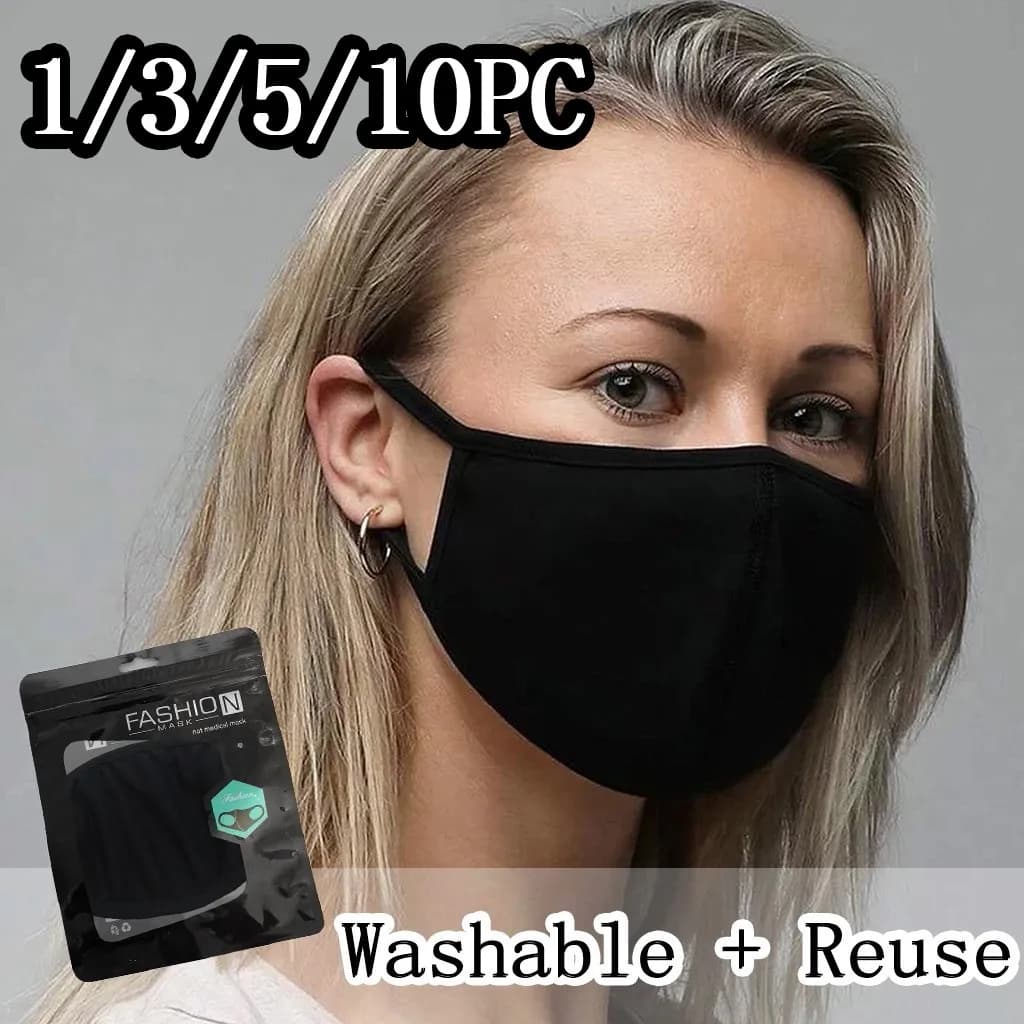 Reusable 2-Layer Cotton Face Mask