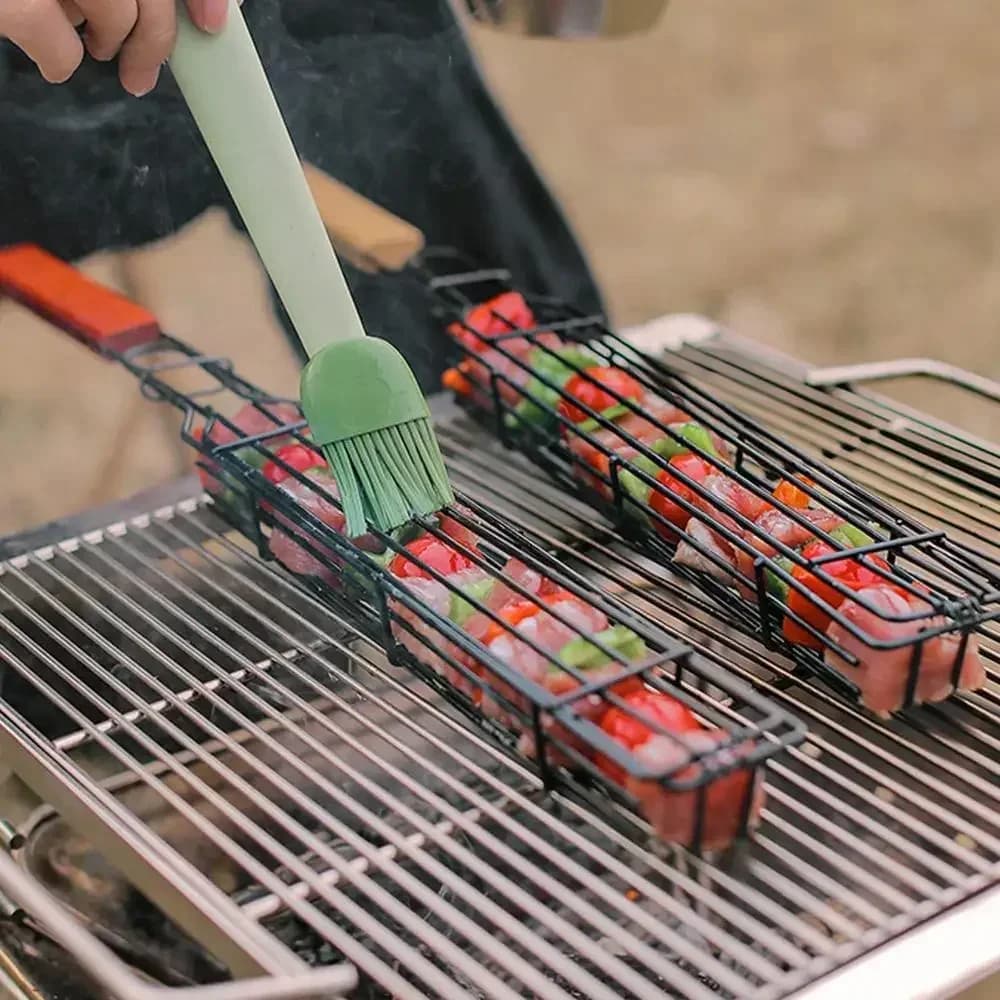 Portable Stainless Steel Nonstick BBQ Grill Basket