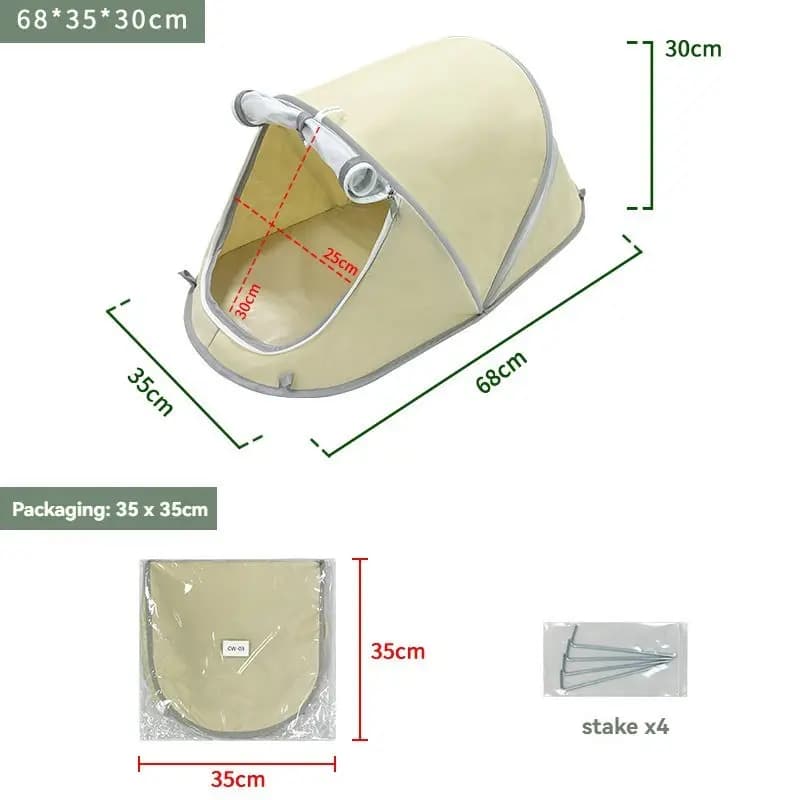 Portable Dog Tent Outdoor Sun Protection