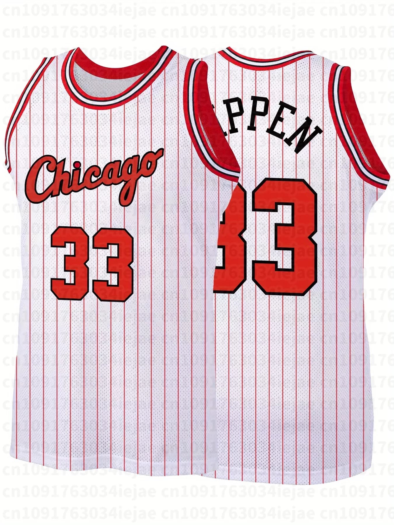 White Basketball Jersey with Green Accents