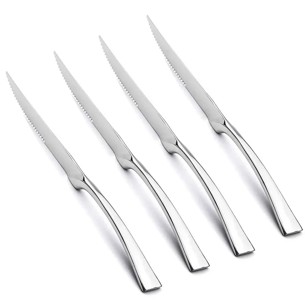 4-Piece Stainless Steel Dinner Knife Set