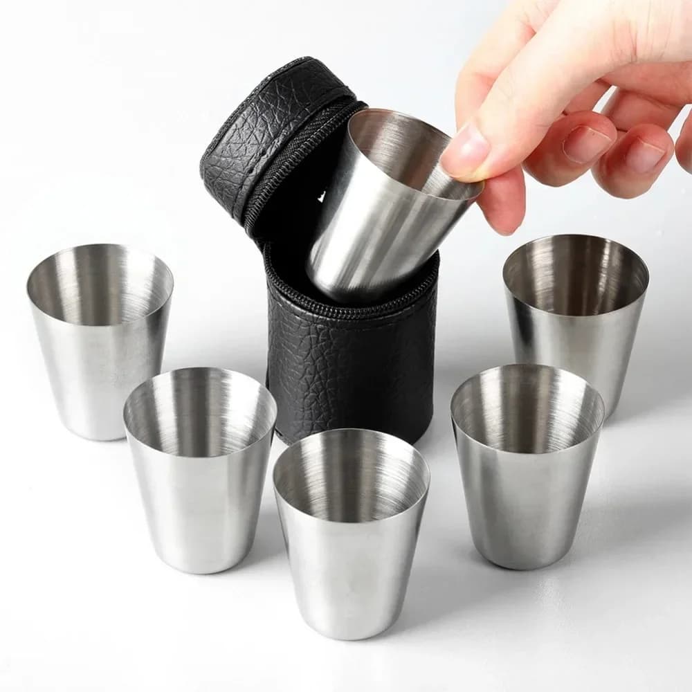 Stainless Steel Travel Cup Set 4-Piece