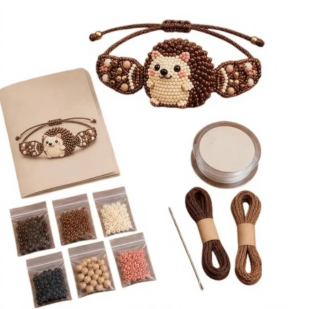 DIY Beaded Bracelet Making Kit With Charms