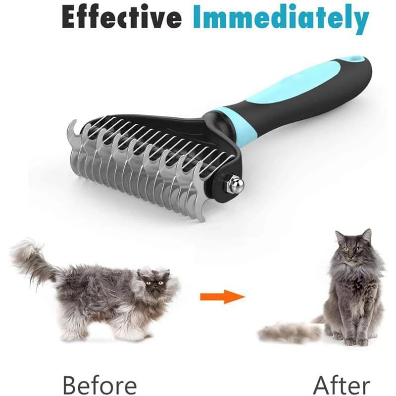 Dog and Cat Hair Removal Grooming Brush