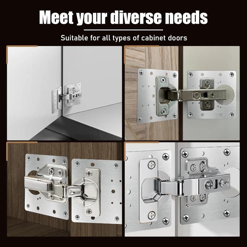 Stainless Steel Hinge Repair Mounting Plate