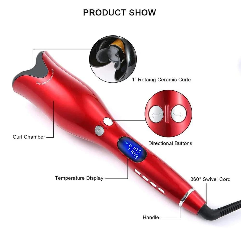 Automatic Ceramic Rotating Hair Curler
