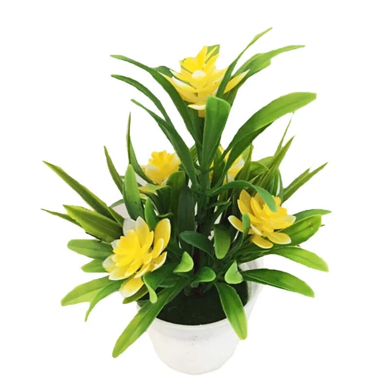 Artificial Lotus Flower Plant Pot Arrangement