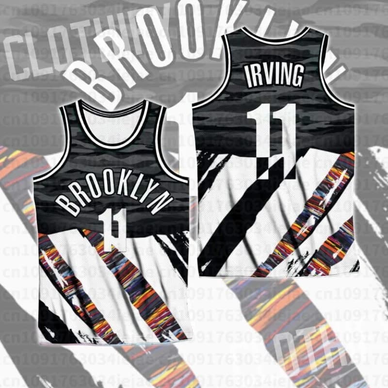 White Basketball Jersey with Green Accents