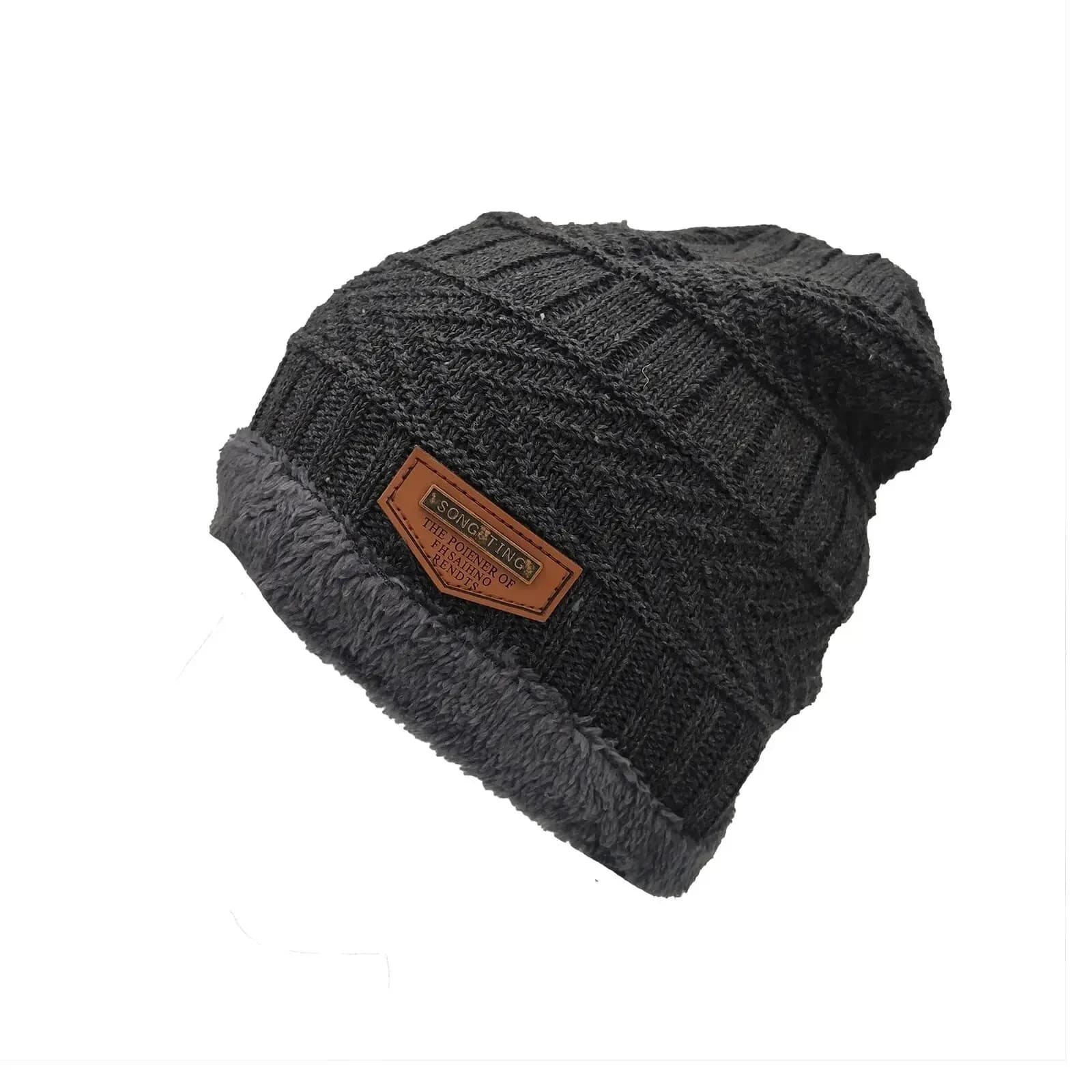 Cotton Knit Beanie Hat
