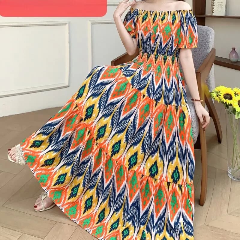 Bohemian Floral Maxi Dress