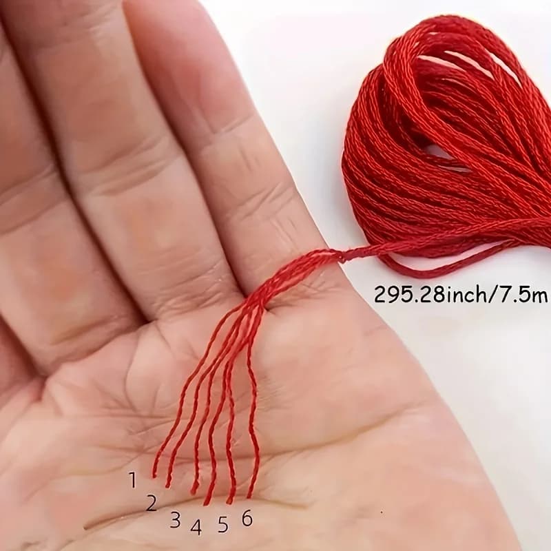 Multicolor DMC Cross Stitch Thread Skeins Kit
