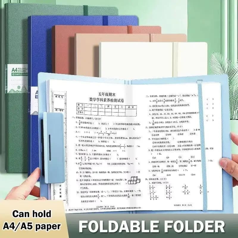 A4 Waterproof File Folder with Elastic Buckle
