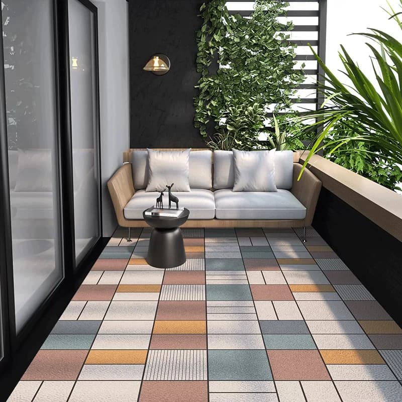 PVC Outdoor Balcony and Kitchen Rug