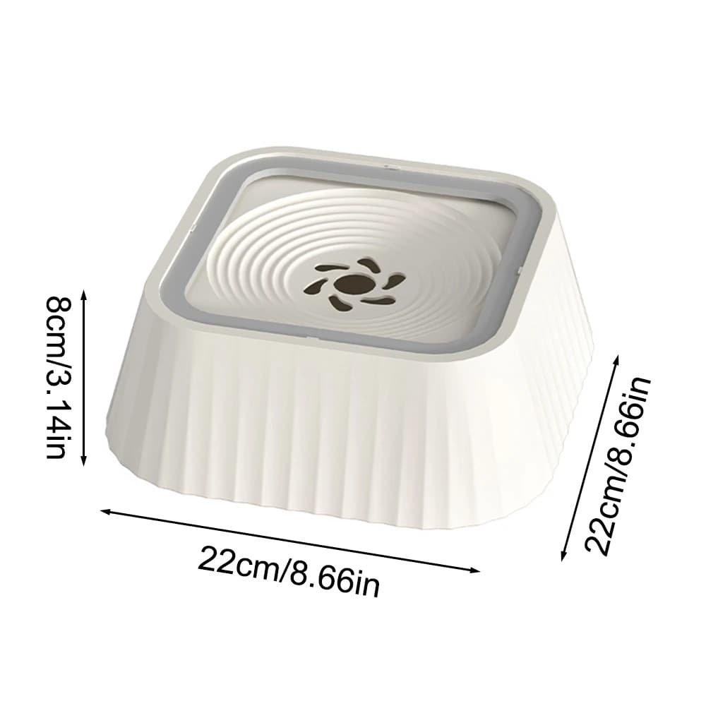 Floating Elevated Pet Water Bowl with Neck Protection