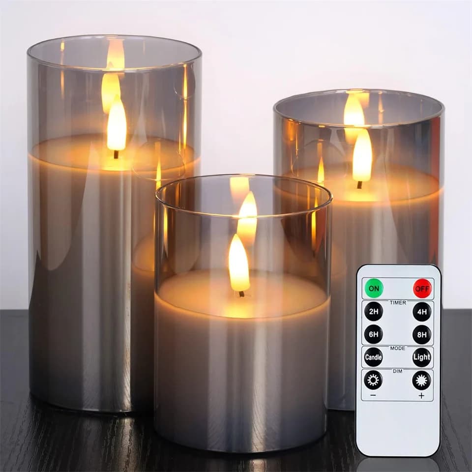 Flameless LED Candles with Remote and Timer