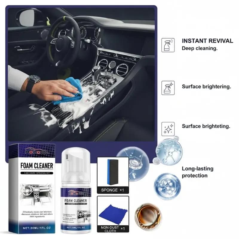 Car Interior Foam Cleaner