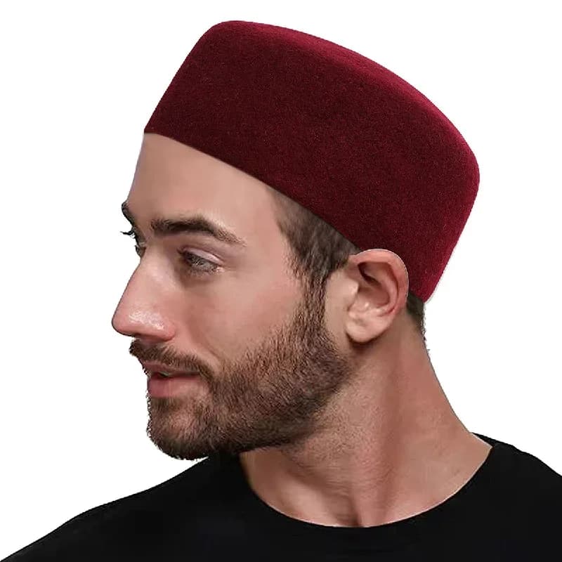 Wool Beret Hat for Men